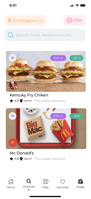 Discover restaurants with deals